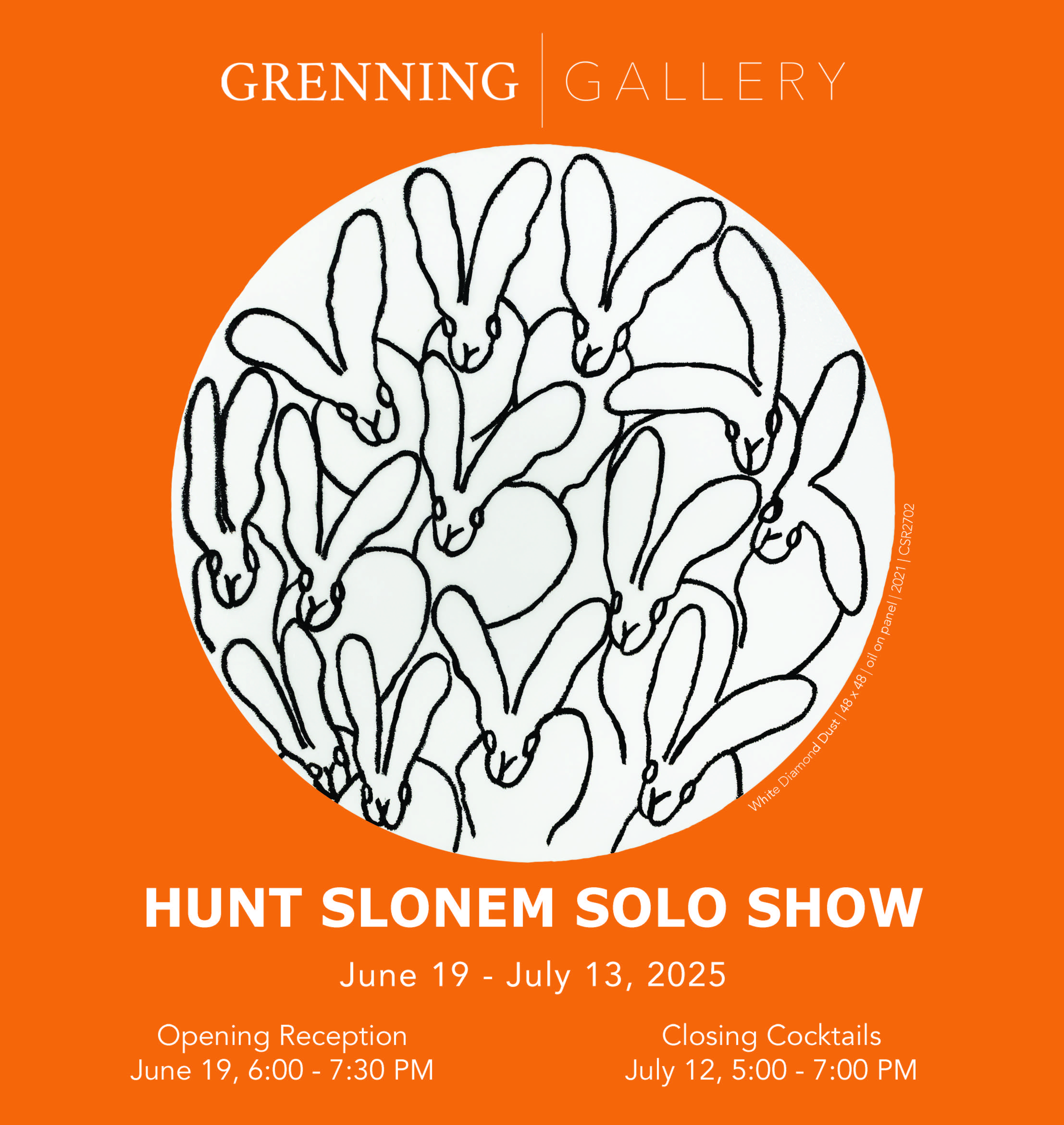 Hunt Slonem Solo Show Exhibition